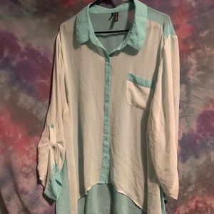 Mint Green Blouse